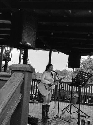 A rainy day at The Fingerpost