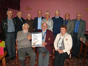 Supporting image for story: Shifnal's bowlers join the country's elite