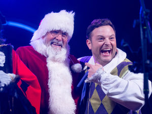 Even Father Christmas took a break from his busy schedule to visit the town's swtich on event. Credit: Ian Knight / Z70 Photography