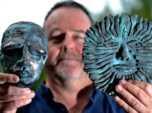 Supporting image for story: Artist creates 'medieval' sculptures during lockdown