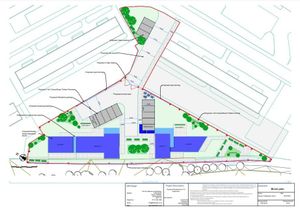 A location plan of the new apartments