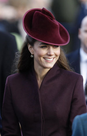 2011 – The Duchess of Cambridge cut a dash attending the Christmas Day church service at Sandringham as a royal for the first time.