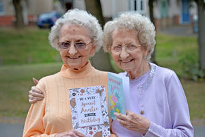 Internet sensations, the Black Country twins, Lilian Cox and Doris Hobday turned 96 earlier this week
