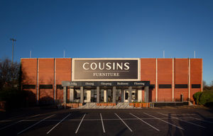 The fresh looking Cousins Furniture store in Dudley which had a makeover in 2024