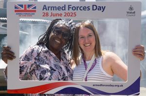 WCA Members Jackie and Irene Ramdehal from Walsall Council