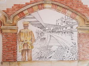 Supporting image for story: Poet's mural planned for railway station