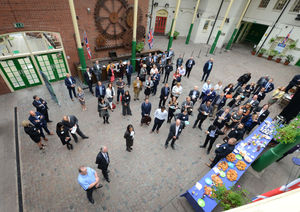 People attend the launch of the Black Country Business Festival, at the Light House, Wolverhampton