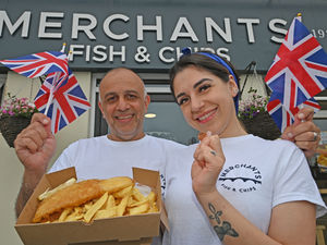 Supporting image for story: Cheap as chips! Halesowen chippy offering one-penny deal on D-Day cod and chips