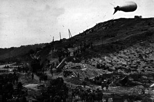 Troops on the move on the Normandy beaches