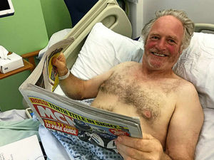 Supporting image for story: Laid up biker Harry vows to be at his own motorcycle show after road crash