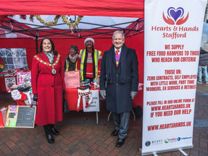 The Mayor of Stafford and her consort Alderman Ray Barron met with different groups throughout the day. Photo: Alderman Ray Barron
