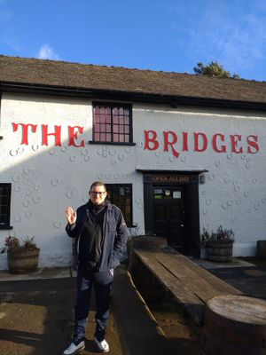 Paul Heaton posted this photo outside the Three Tuns Brewery, saying he had been there as part of a tour in 2010. Photo: Paul Heaton