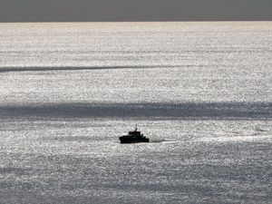 A boat in the Channel