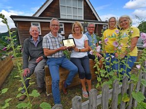 Supporting image for story: Bridgnorth welcomes new £3,000 community garden with roses from David Austin Roses
