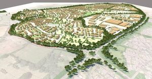 The proposed Tasley Garden Village