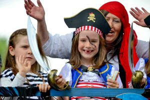 Youngsters enjoying Shrewsbury Carnival