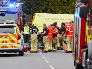 Supporting image for story: Four injured after car driven at people and man stabbed outside synagogue