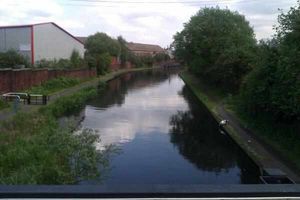 The canal in Birmingham