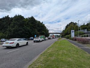 The crash in Stafford Park