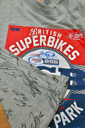 Signed Superbikes t-shirts