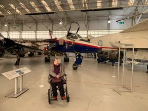 Christine Smith at RAF Cosford

