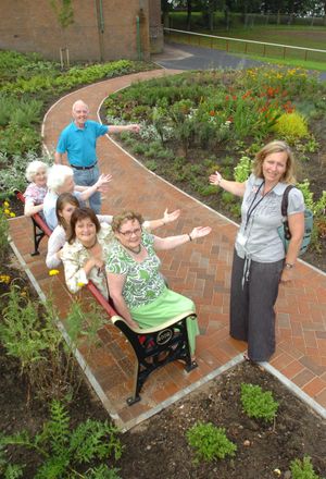 The benches have been installed and are ready to be used