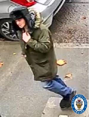 Police want to speak to this man after a robbery in Handsworth