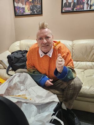 The punk icon visited Wolverhampton as part of his 'I Could Be Wrong, I Could Be Right' UK tour