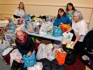 Supporting image for story: Charities working together to send over donations