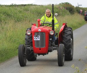 Charlie Edwards of Shrewsbury with his MF 35