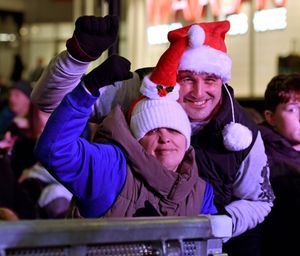 There were plenty of Father Christmas hats.