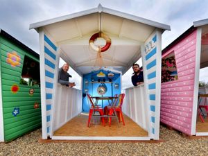 Supporting image for story: Shropshire hotel installs beach huts as pubs revamped for reopening week