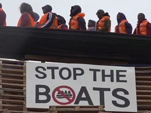 Supporting image for story: ‘Hate incident’ Co Tyrone bonfire topped with migrant effigy lit