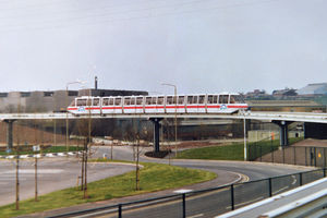 The short-lived monorail at the Merry Hill centre
