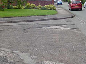 Supporting image for story: Accident fear over potholes