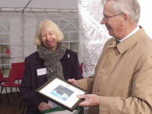 Supporting image for story: Duke of Gloucester visits Hopton Castle