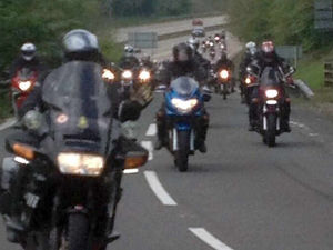 Supporting image for story: Bikers roar in with £30,000 from Shrewsbury-to-RAF Cosford ride