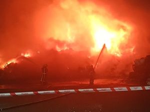 Supporting image for story: Crews fight Coseley scrap yard blaze 