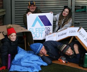 Sleep out to kit out