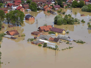 Supporting image for story: Hero West Midlands firefighters rescue dozens from floods in Bosnia