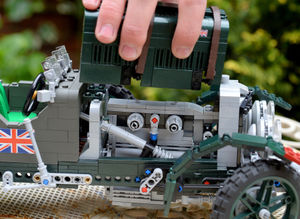 Ben spent a lot of time getting all the details right, including work on the engine area