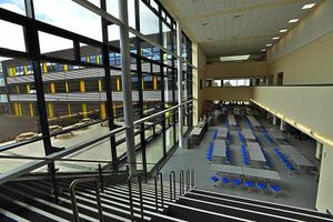 The dining area at the brand new Telford Priory School