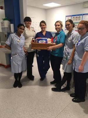 Donation at Birmingham Children's Hospital