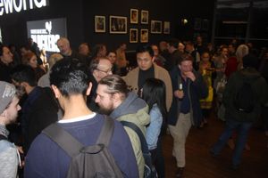 The crowd at the advance screening event at Cineworld Broad Street in Birmingham. Pic: Chris Rawlins