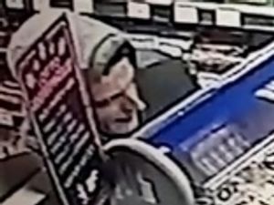 Supporting image for story: CCTV image released after robbery at Shrewsbury petrol station 