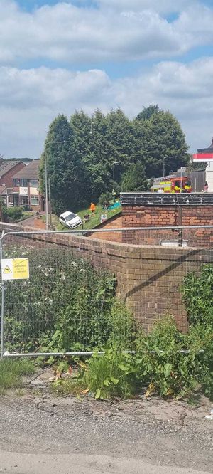 Carrieanne Blakesley spotted the incident from Blakes Sheds and Fencing, Salop Street