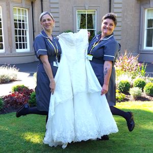 Compton Care is again inviting people to visit its bridal wear shop in the Mander Centre