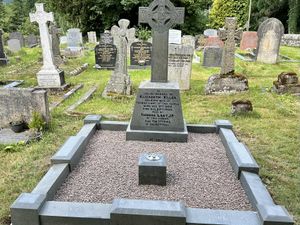 Supporting image for story: Work to refurbish and repair the grave of a major benefactor of Llandrindod Wells, Builth Wells and Llanelwedd has been completed