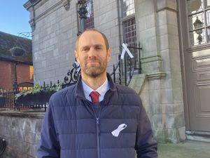 Supporting image for story: White Ribbon day marked in Oswestry