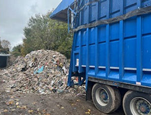 A multi-agency inquiry has been launched after 20 tonnes of waste was fly-tipped at the industrial estate close to a residential area in north Staffordshire.